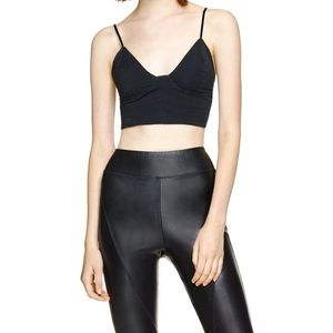 Wilfred Free Black Bustier/Bralette